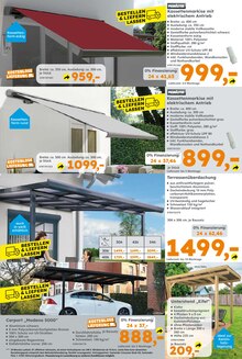 Terrassenüberdachung im Globus-Baumarkt Prospekt "Immer eine Idee besser" mit 18 Seiten (Dortmund)