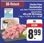 Frisches Puten Geschnetzeltes Angebote von SB-Fleisch bei EDEKA Amberg für 8,99 €