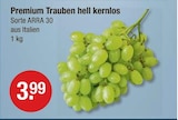 Premium Trauben im V-Markt Prospekt zum Preis von 3,99 €
