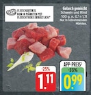 Gulasch gemischt bei nah und gut im Eibelstadt Prospekt für 0,99 €