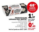 Fromage blanc Lindahls Pro+ - NESTLÉ - U Express à Fréjus Fromage blanc Lindahls Pro+ - NESTLÉ en promo chez U Express Fréjus à 0,63 €
