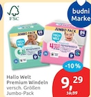 Premium Windeln von Hallo Welt im aktuellen budni Prospekt