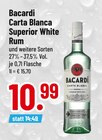 Carta Blanca Superior White Rum bei Trinkgut im Prospekt "" für 10,99 €