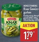 Knax Gewürzgurken Angebote von Hengstenberg bei ALDI Nord Göttingen für 1,79 €