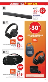 Promos Casque Audio dans le catalogue "LES PRIX BAS Spécial rentrée" de Hyper U Casque Audio en promo dans le catalogue Hyper U à la page 83