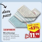 Wischbezüge im Angebot bei combi in Hannover Wischbezüge Angebote von LEIFHEIT bei combi Hannover für 11,99 €