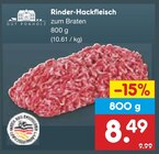 Aktuelles Rinder-Hackfleisch Angebot bei Netto Marken-Discount in Heilbronn ab 8,49 €
