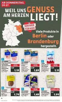Braten im aktuellen Kaufland Prospekt (Cottbus) Braten im Kaufland Prospekt "Hier bin ich richtig" mit 63 Seiten (Cottbus)