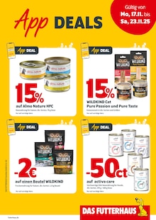 Aktueller Das Futterhaus Alt Duvenstedt Prospekt Das Futterhaus Prospekt Alt Duvenstedt "App DEALS" mit 3 Seiten