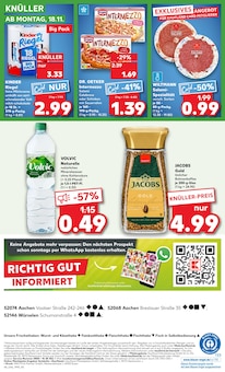 Volvic im Kaufland Prospekt "KNÜLLER" mit 64 Seiten (Aachen)