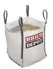 Sable et gravillons pour maçonnerie en big bag de 1 m3 en promo chez Brico Dépôt Orléans à 82,10 €
