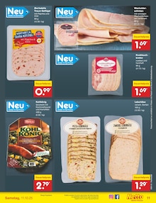 Wurst im Netto Marken-Discount Prospekt "Aktuelle Angebote" mit 59 Seiten (Bergisch Gladbach)