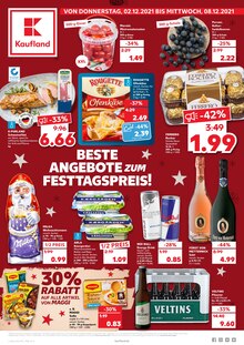 Kaufland Prospekt für Norderwöhrden mit 44 Seiten Kaufland Prospekt für Norderwöhrden: BESTE ANGEBOTE ZUM FESTTAGSPREIS!, 44 Seiten, 02.12.2021 - 08.12.2021