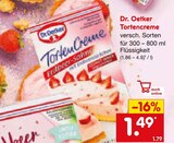 Tortencreme von Dr. Oetker im aktuellen Netto Marken-Discount Prospekt für 1,49 €