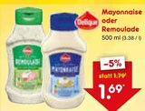 Mayonnaise oder Remoulade bei Netto Marken-Discount im Oberderdingen Prospekt für 1,69 €