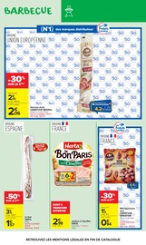 Promos Saucisse dans le catalogue "Carrefour market" de Carrefour Market Saucisse en promo dans le catalogue Carrefour Market à la page 6