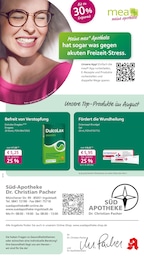 mea - meine apotheke Prospekt für Ingolstadt mit 4 Seiten mea - meine apotheke Prospekt für Ingolstadt: "Unsere August-Angebote", 4 Seiten, 01.08.2025 - 31.08.2025