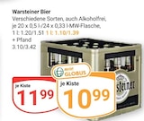 Aktuelle Warsteiner Angebote bei GLOBUS in Wolfenbüttel Aktuelles Warsteiner Angebot bei GLOBUS in Wolfenbüttel ab 10,99 €