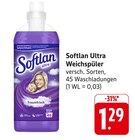 Softlan Ultra Weichspüler im Angebot bei E center in Schorndorf Softlan Ultra Weichspüler Angebote von Softlan bei E center Schorndorf für 1,29 €