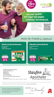 Aktueller mea - meine apotheke Prospekt "Unsere September-Angebote" Seite 1 von 4 Seiten