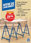 Promo Lot de 2 tréteaux télescopiques tug200 à 29,99 € dans le catalogue Screwfix à Metz