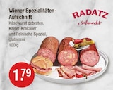 Aufschnitt im V-Markt Prospekt Wiener Spezialitäten-Aufschnitt von Radatz im aktuellen V-Markt Prospekt für 1,79 €