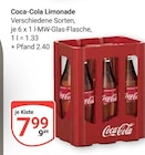 Aktuelles Coca-Cola Limonade Angebot bei GLOBUS in Krefeld ab 7,99 €