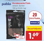 Hundesnacks Filets Angebote von pablo bei Netto Marken-Discount Worms für 1,69 €