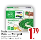 Rahmspinat oder Würzspinat Angebote von Frosta bei EDEKA Straubing für 1,79 €