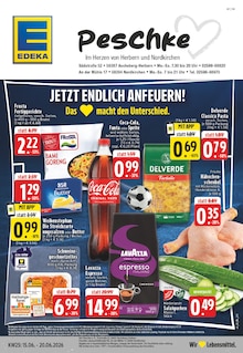 Aktueller EDEKA Prospekt für Lüdinghausen und Ungebung, Seiten zum blättern EDEKA Prospekt Aktuelle Angebote mit Seiten in Lüdinghausen und Umgebung