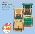 Instant Kaffee im V-Markt Prospekt Instant Kaffee von Jacobs im aktuellen V-Markt Prospekt für 6,49 €