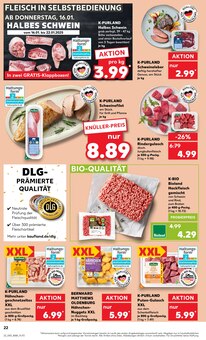 Pute im Kaufland Prospekt "KNÜLLER" mit 56 Seiten (Mannheim)