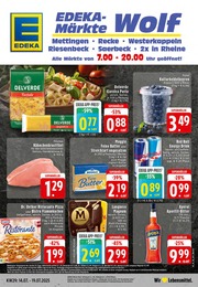 Supermarkt Prospekt von EDEKA Mettingen EDEKA Prospekt: "Aktuelle Angebote", 24 Seiten, 14.07.2025 - 19.07.2025