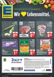 EDEKA Prospekt für Pommelsbrunn: "Wir lieben Lebensmittel!", 8 Seiten, 17.03.2025 - 22.03.2025