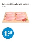 Frisches Hähnchen-Brustfilet von  im aktuellen V-Markt Prospekt für 1,29 €