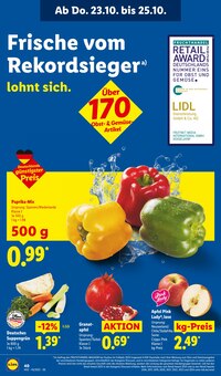 Äpfel im aktuellen Lidl Prospekt (Freiburg (Breisgau)) Äpfel im Lidl Prospekt "LIDL LOHNT SICH" mit 69 Seiten (Freiburg (Breisgau))
