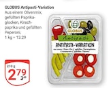 Antipasti-Variation im Angebot bei GLOBUS in Duisburg Antipasti-Variation Angebote von Globus bei GLOBUS Duisburg für 2,79 €