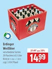 Weißbier Angebote von Erdinger bei famila Nordost Elmshorn für 14,99 €