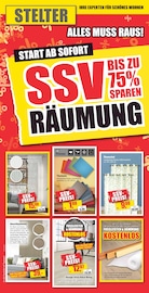 Bodenbelag im wohnen & sparen Stelter Prospekt in Warendorf Aktueller wohnen & sparen Stelter Prospekt mit Bodenbelag, "ALLES MUSS RAUS!", Seite 1