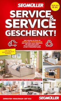Segmüller Prospekt "Service & Service geschenkt" mit  Seiten (Weiterstadt)
