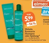 Rosmarin Shampoo Angebote von Weleda bei tegut Dreieich für 5,99 €