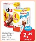 Riegel von Kinder im aktuellen budni Prospekt
