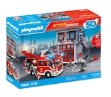 Megaset de pompiers - PLAYMOBIL en promo chez Carrefour Villeneuve-d'Ascq à 54,90 €