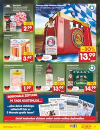 Weissbier Angebot im aktuellen Netto Marken-Discount Prospekt auf Seite 17