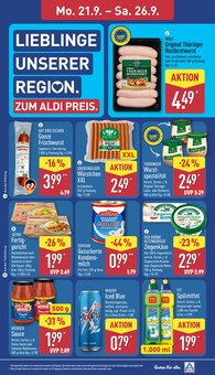 ALDI Nord Prospekt der aktuellen Woche, gĂĽltig von 21.09.2026 bis 26.09.2026 Aktueller ALDI Nord Prospekt "Aktuelle Angebote" mit 41 Seiten