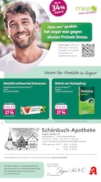 Apotheken Prospekt von mea - meine apotheke in Dettenhausen Aktueller mea - meine apotheke Apotheken Prospekt für Dettenhausen: Unsere August-Angebote mit 4} Seiten, 01.08.2026 - 31.08.2026