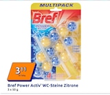 Power Activ' WC-Steine Zitrone Angebote von Bref bei Action Ingolstadt für 3,11 €