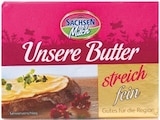 Unsere Butter streich fein Angebote von Sachsenmilch bei Netto mit dem Scottie Greifswald für 2,49 €