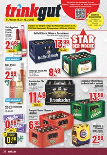 Krombacher im aktuellen E center Prospekt (Euskirchen) Krombacher im E center Prospekt "Aktuelle Angebote" mit 30 Seiten (Euskirchen)