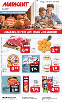 Aktueller Markant Nordwest Lorup Prospekt Markant Nordwest Prospekt Lorup "DER MARKT FÜR GUTES ESSEN UND TRINKEN" mit 16 Seiten